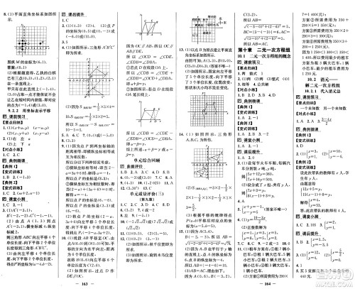 广东教育出版社2025年春南方新课堂金牌学案七年级数学下册人教版答案