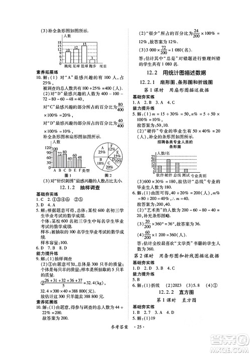 江西人民出版社2025年春一课一练创新练习七年级数学下册人教版答案 江西人民出版社2025年春一课一练创新练习七年级数学下册人教版答案