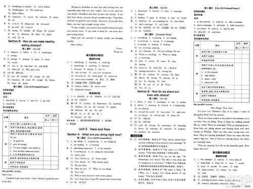 天津人民出版社2025年春全品作业本七年级英语下册人教版河南专版答案 天津人民出版社2025年春全品作业本七年级英语下册人教版河南专版答案
