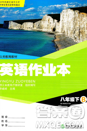 浙江教育出版社2025年春英语作业本八年级英语下册B版答案