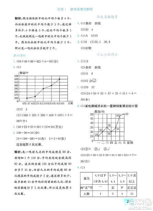 龙门书局2025年春黄冈小状元作业本四年级数学下册北师大版广东专版答案 龙门书局2025年春黄冈小状元作业本四年级数学下册北师大版广东专版答案