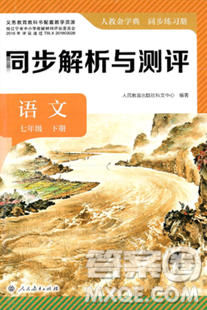 人民教育出版社2025年春人教金学典同步练习册同步解析与测评七年级语文下册人教版答案