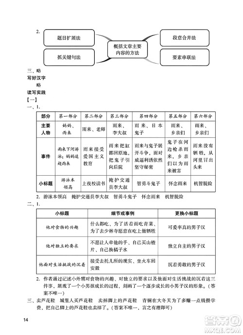 广州出版社2025年春阳光学业评价四年级语文下册人教版答案 广州出版社2025年春阳光学业评价四年级语文下册人教版答案