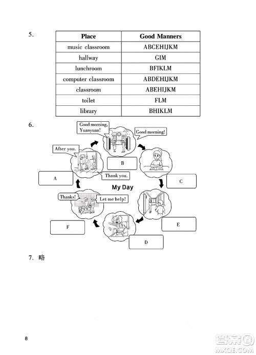 广州出版社2025年春阳光学业评价三年级英语下册教科版答案 广州出版社2025年春阳光学业评价三年级英语下册教科版答案
