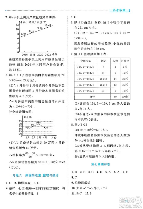 陕西师范大学出版总社有限公司2025年春绩优学案七年级数学下册人教版答案