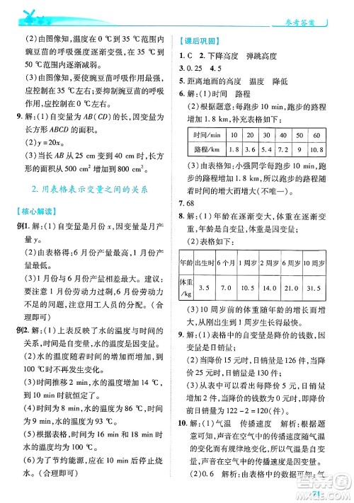 陕西师范大学出版总社有限公司2025年春绩优学案七年级数学下册北师大版答案 陕西师范大学出版总社有限公司2025年春绩优学案七年级数学下册北师大版答案