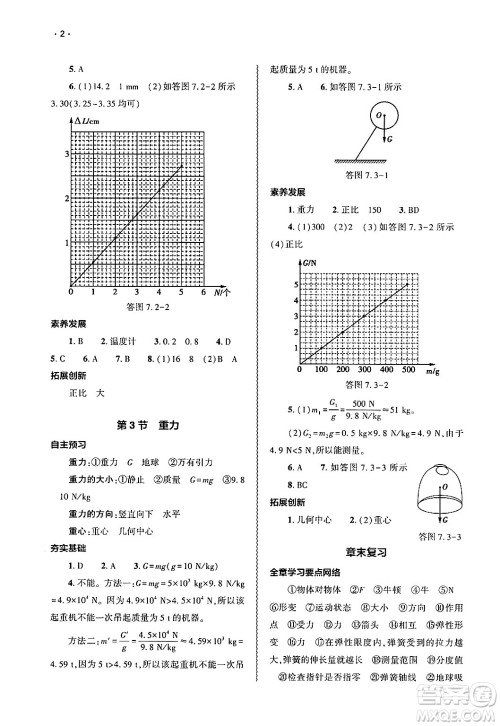 大象出版社2025年春基础训练八年级物理下册人教版答案