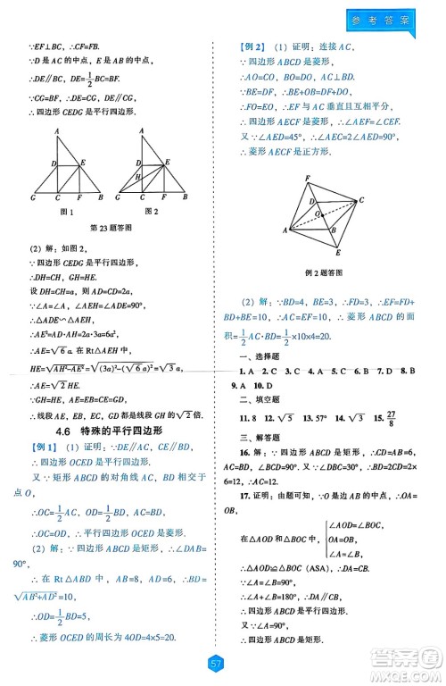 辽海出版社2025年春新课程能力培养九年级数学下册人教版答案 辽海出版社2025年春新课程能力培养九年级数学下册人教版答案