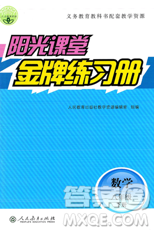 人民教育出版社2025年春阳光课堂金牌练习册八年级数学下册人教版答案