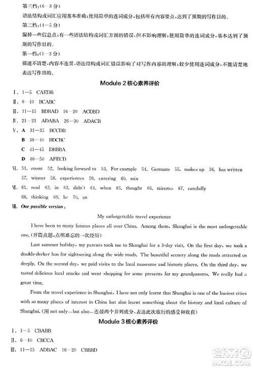 天津人民出版社2025年春全品作业本八年级英语下册外研版内蒙古专版答案 天津人民出版社2025年春全品作业本八年级英语下册外研版内蒙古专版答案