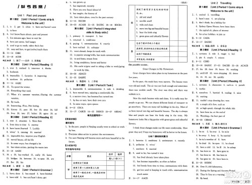 天津人民出版社2025年春全品作业本八年级英语下册译林牛津版江苏徐州专版答案 天津人民出版社2025年春全品作业本八年级英语下册译林牛津版江苏徐州专版答案