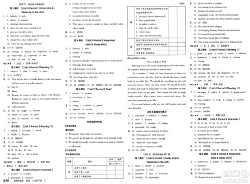 天津人民出版社2025年春全品作业本八年级英语下册译林牛津版江苏徐州专版答案 天津人民出版社2025年春全品作业本八年级英语下册译林牛津版江苏徐州专版答案