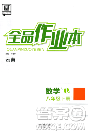 天津人民出版社2025年春全品作业本八年级数学下册人教版云南专版答案 天津人民出版社2025年春全品作业本八年级数学下册人教版云南专版答案