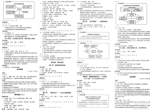 阳光出版社2025年春全品作业本八年级地理下册人教版答案 阳光出版社2025年春全品作业本八年级地理下册人教版答案