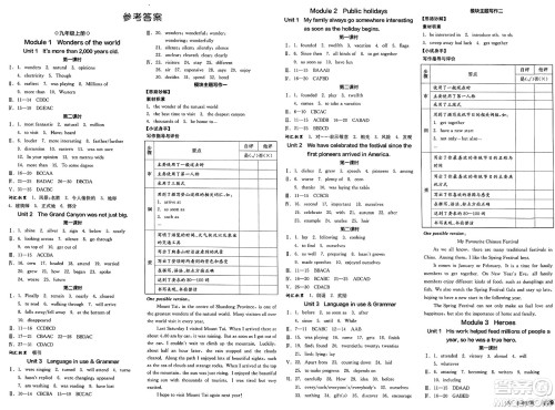 北京时代华文书局2025年春全品作业本九年级英语下册外研版内蒙古专版答案 北京时代华文书局2025年春全品作业本九年级英语下册外研版内蒙古专版答案