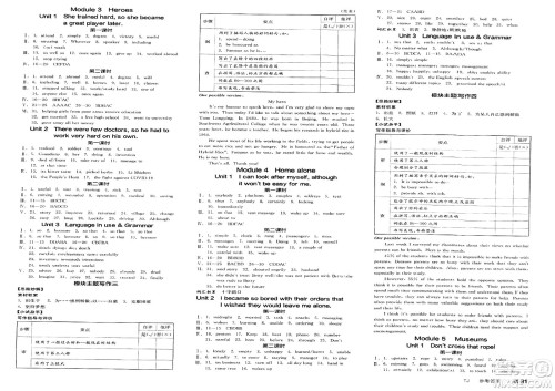 河北科学技术出版社2025年春全品作业本九年级英语下册外研版天津专版答案 河北科学技术出版社2025年春全品作业本九年级英语下册外研版天津专版答案
