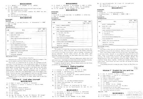 河北科学技术出版社2025年春全品作业本九年级英语下册外研版天津专版答案 河北科学技术出版社2025年春全品作业本九年级英语下册外研版天津专版答案