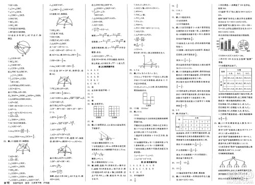 阳光出版社2025年春全品作业本九年级数学下册沪科版安徽专版答案 阳光出版社2025年春全品作业本九年级数学下册沪科版安徽专版答案