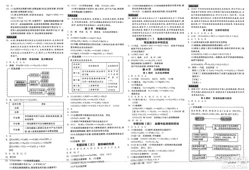 阳光出版社2025年春全品作业本九年级化学下册人教版江苏徐州版答案 阳光出版社2025年春全品作业本九年级化学下册人教版江苏徐州版答案