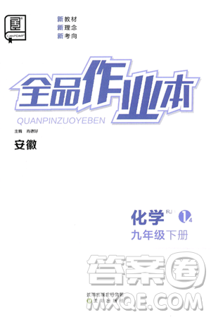 沈阳出版社2025年春全品作业本九年级化学下册人教版安徽专版答案 沈阳出版社2025年春全品作业本九年级化学下册人教版安徽专版答案