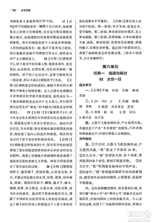 大象出版社2025年春初中同步练习册七年级语文下册人教版山东专版答案 大象出版社2025年春初中同步练习册七年级语文下册人教版山东专版答案