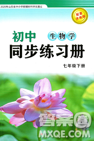 济南出版社2025年春初中同步练习册七年级生物下册济南版答案 济南出版社2025年春初中同步练习册七年级生物下册济南版答案