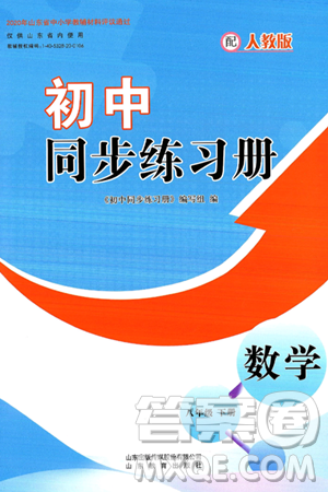 山东教育出版社2025年春初中同步练习册八年级数学下册人教版山东专版答案 山东教育出版社2025年春初中同步练习册八年级数学下册人教版山东专版答案