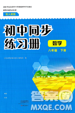 大象出版社2025年春初中同步练习册八年级数学下册人教版山东专版答案 大象出版社2025年春初中同步练习册八年级数学下册人教版山东专版答案