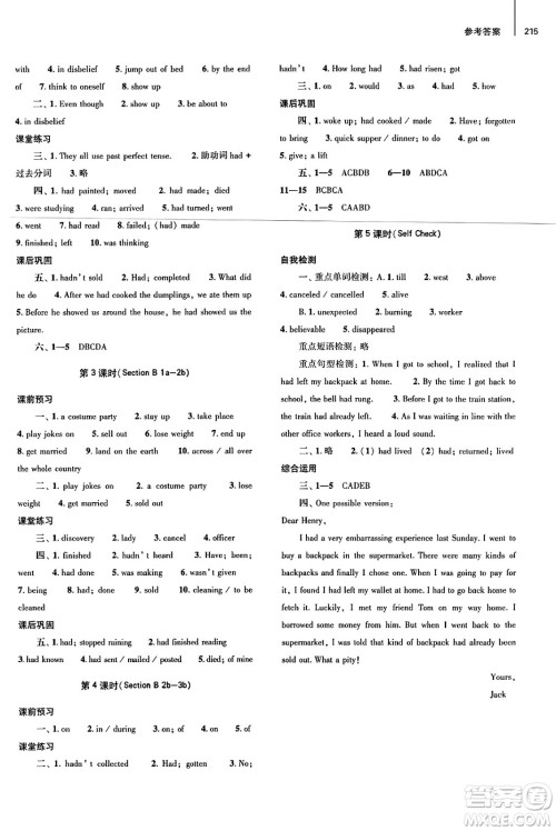 大象出版社2025年春初中同步练习册九年级英语下册人教版山东专版答案 大象出版社2025年春初中同步练习册九年级英语下册人教版山东专版答案