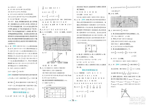 北京教育出版社2025年春亮点给力大试卷六年级数学下册人教版陕西专版答案 北京教育出版社2025年春亮点给力大试卷六年级数学下册人教版陕西专版答案