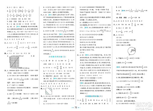 北京教育出版社2025年春亮点给力大试卷六年级数学下册北师大版答案 北京教育出版社2025年春亮点给力大试卷六年级数学下册北师大版答案