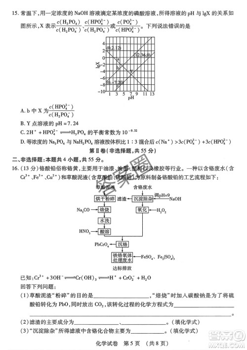 2025年东北三省四市教研联合体高考模拟考试一化学试卷答案