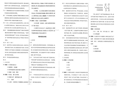 人民教育出版社2025年春初中同步测控优化设计八年级生物下册人教版新疆专版答案 人民教育出版社2025年春初中同步测控优化设计八年级生物下册人教版新疆专版答案