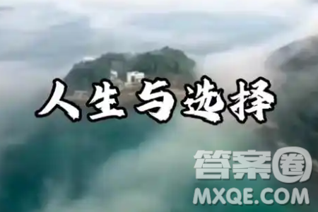 人生方向的选择是对生命意义的探寻材料作文800字