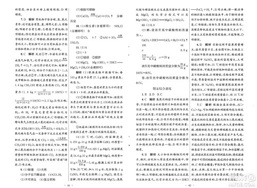 人民教育出版社2025年春初中同步测控优化设计九年级化学下册人教版福建专版答案 人民教育出版社2025年春初中同步测控优化设计九年级化学下册人教版福建专版答案