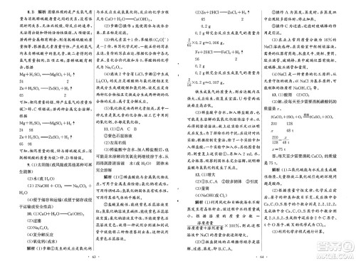 人民教育出版社2025年春初中同步测控优化设计九年级化学下册人教版福建专版答案 人民教育出版社2025年春初中同步测控优化设计九年级化学下册人教版福建专版答案