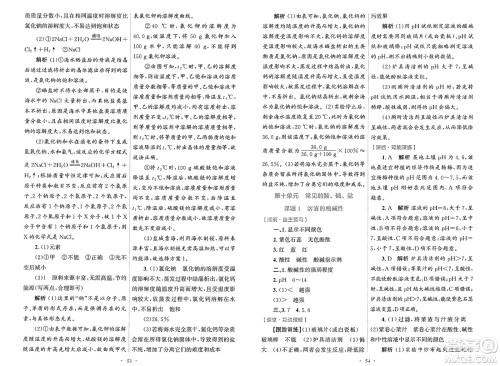 人民教育出版社2025年春初中同步测控优化设计九年级化学下册人教版陕西专版答案 人民教育出版社2025年春初中同步测控优化设计九年级化学下册人教版陕西专版答案