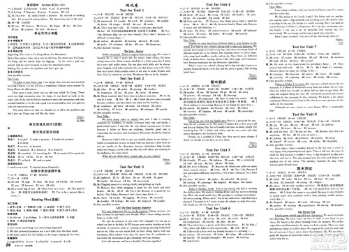 广东经济出版社2025年春名校课堂七年级英语下册人教版甘肃专版答案 广东经济出版社2025年春名校课堂七年级英语下册人教版甘肃专版答案