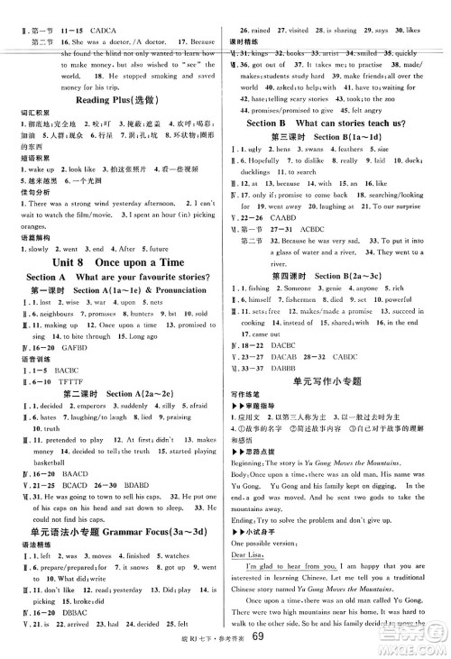 安徽师范大学出版社2025年春名校课堂七年级英语下册人教版安徽专版答案 安徽师范大学出版社2025年春名校课堂七年级英语下册人教版安徽专版答案