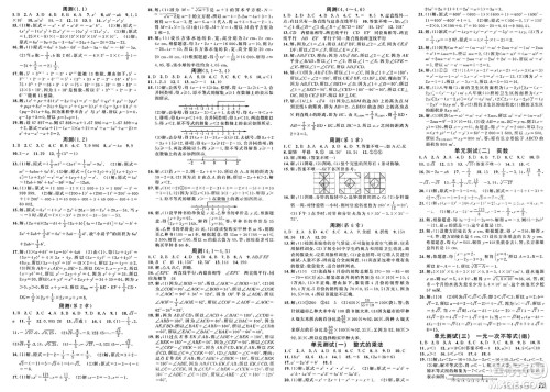 广东经济出版社2025年春名校课堂七年级数学下册湘教版湖南专版答案 广东经济出版社2025年春名校课堂七年级数学下册湘教版湖南专版答案