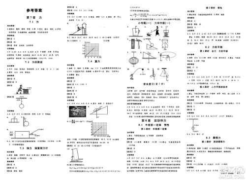 安徽师范大学出版社2025年春名校课堂八年级物理下册教科版四川专版答案 安徽师范大学出版社2025年春名校课堂八年级物理下册教科版四川专版答案