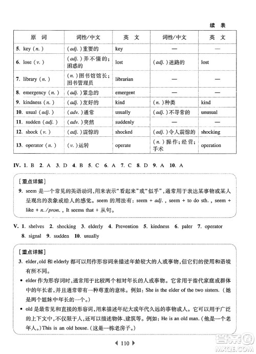 华东师范大学出版社2025年春华东师大版一课一练七年级英语下册牛津版增强版答案 华东师范大学出版社2025年春华东师大版一课一练七年级英语下册牛津版增强版答案