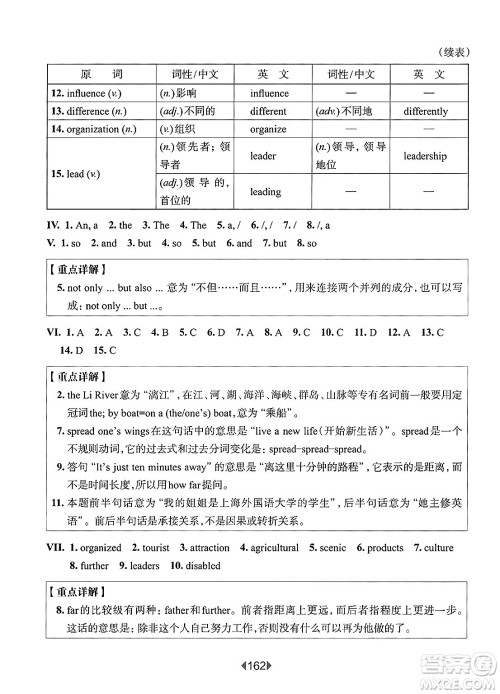 华东师范大学出版社2025年春华东师大版一课一练八年级英语下册牛津版上海专版答案
