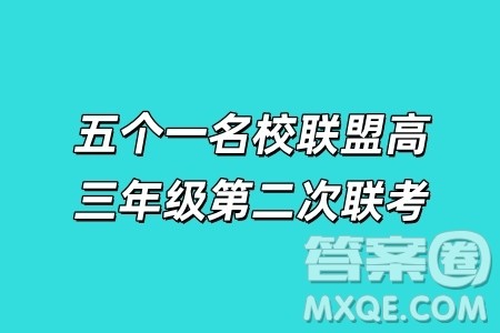 2025河北省五个一名校联盟高三年级第二次联考数学答案