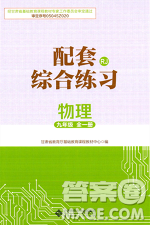 北京师范大学出版社2025年春配套综合练习九年级物理下册人教版答案