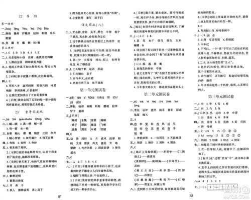 陕西人民教育出版社2025年春学习与评价五年级语文下册人教版答案 陕西人民教育出版社2025年春学习与评价五年级语文下册人教版答案