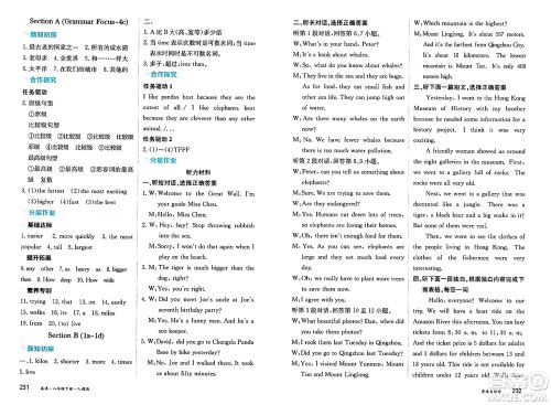 黑龙江教育出版社2025年春资源与评价八年级英语下册人教版答案 黑龙江教育出版社2025年春资源与评价八年级英语下册人教版答案