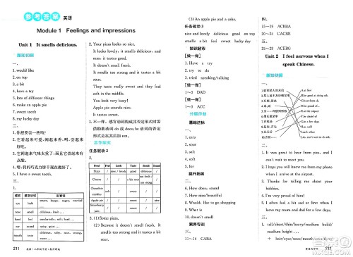 黑龙江教育出版社2025年春资源与评价八年级英语下册外研版答案 黑龙江教育出版社2025年春资源与评价八年级英语下册外研版答案