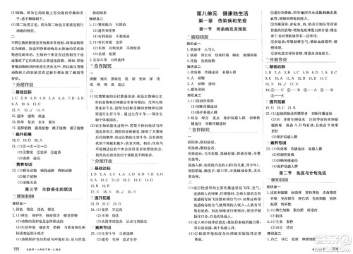 黑龙江教育出版社2025年春资源与评价八年级生物下册人教版答案