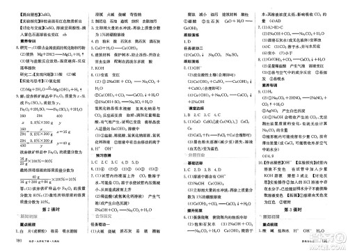 黑龙江教育出版社2025年春资源与评价九年级化学下册人教版答案